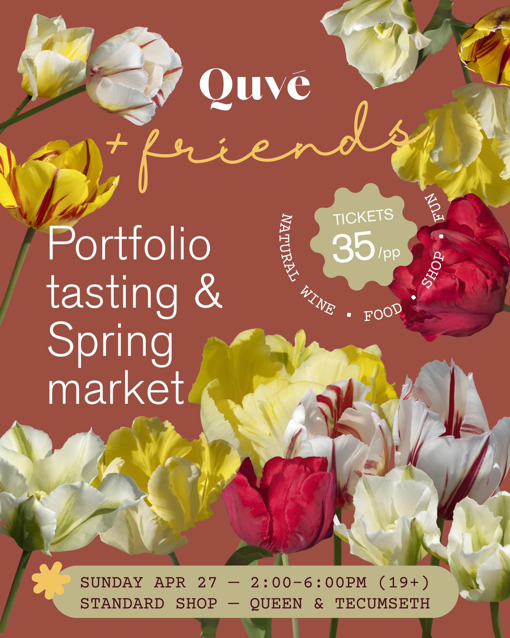 Quvé & Friends - Portfolio tasting & Spring market 2025