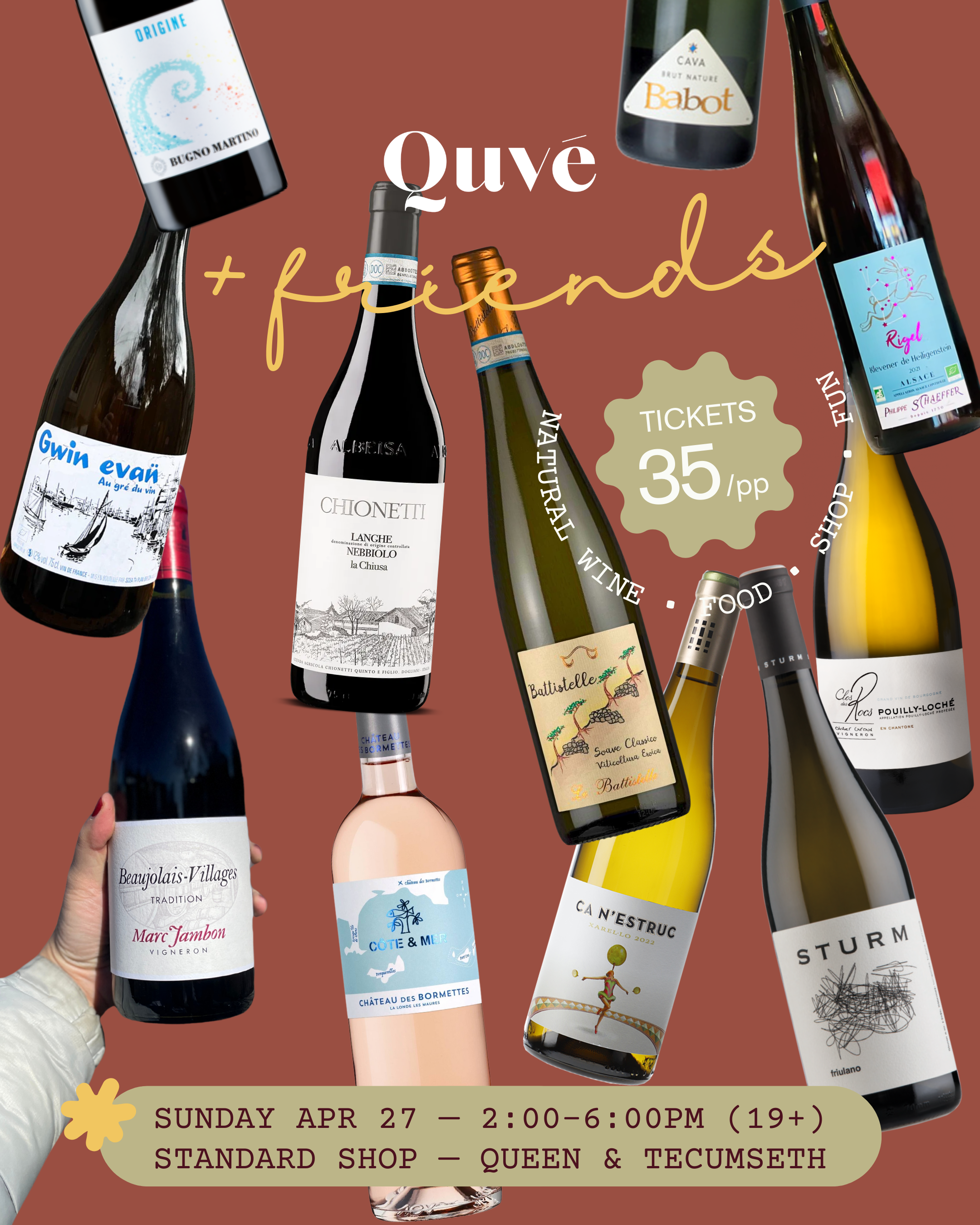 Quvé & Friends - Portfolio tasting & Spring market 2025