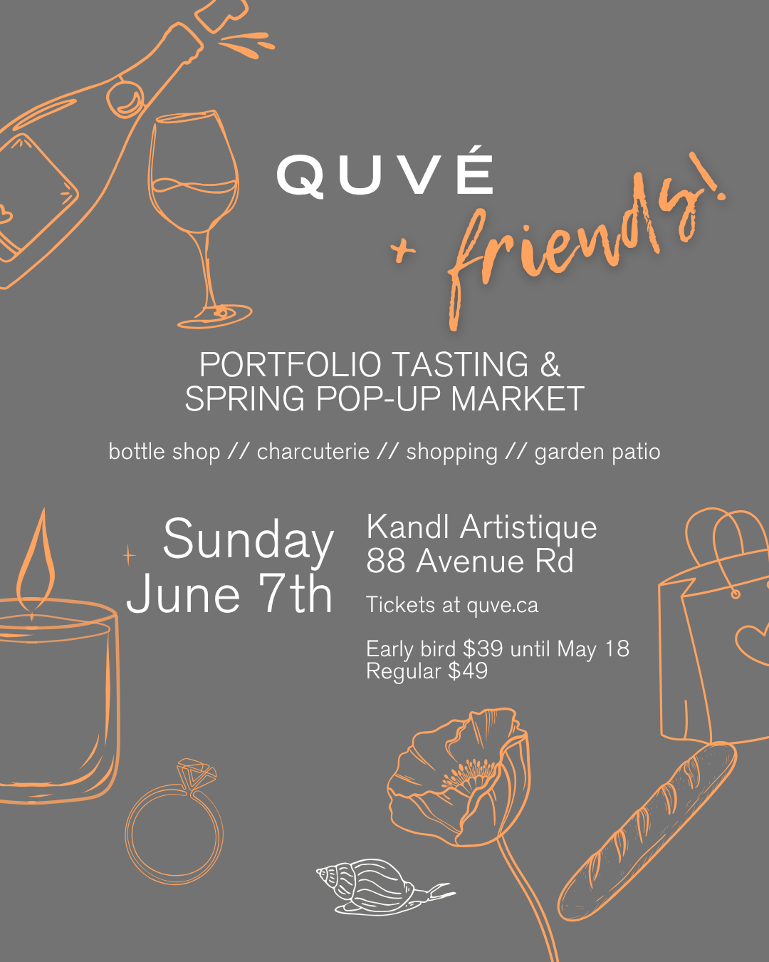 Quvé & Friends - Portfolio tasting & Spring market 2026