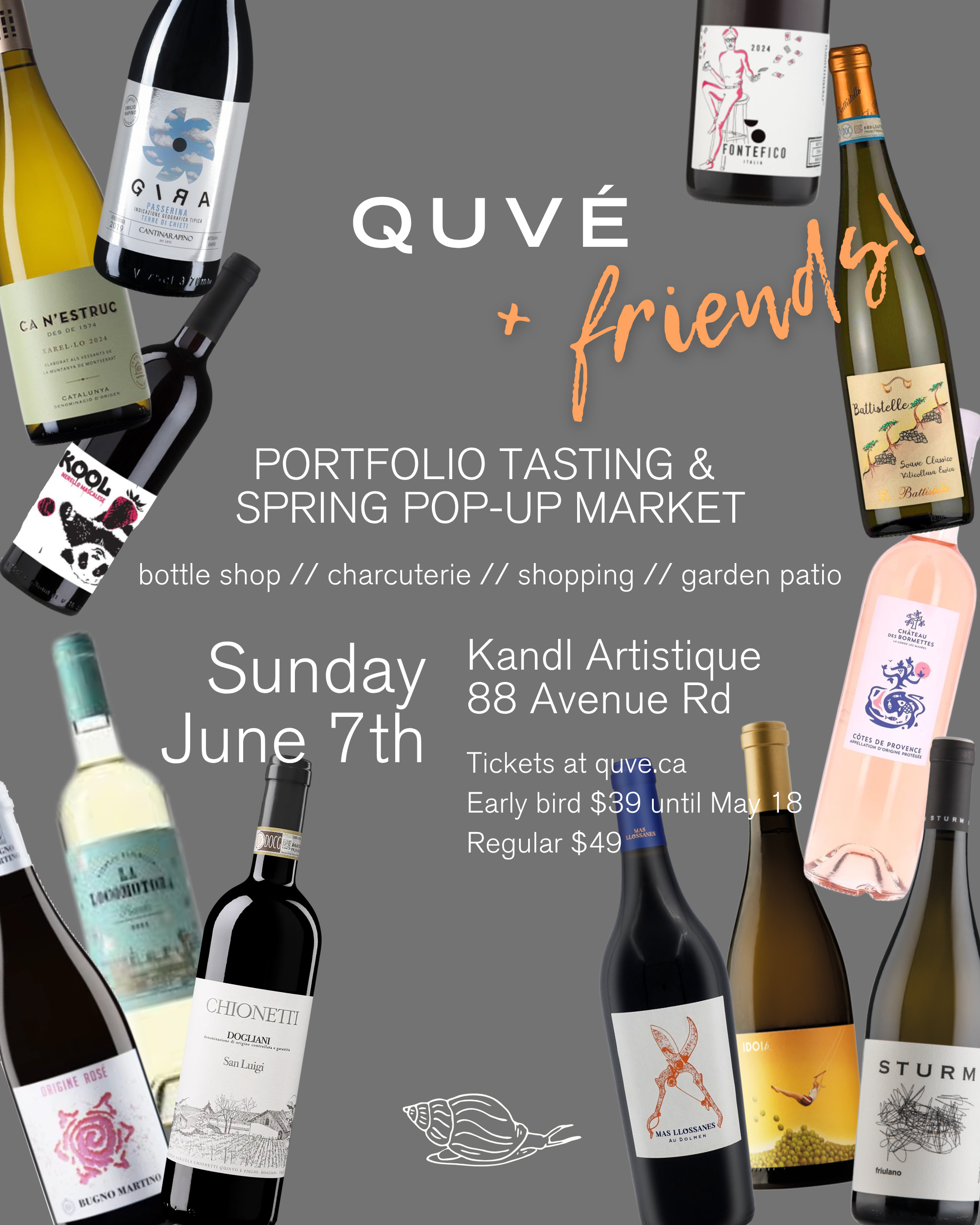 Quvé & Friends - Portfolio tasting & Spring market 2026