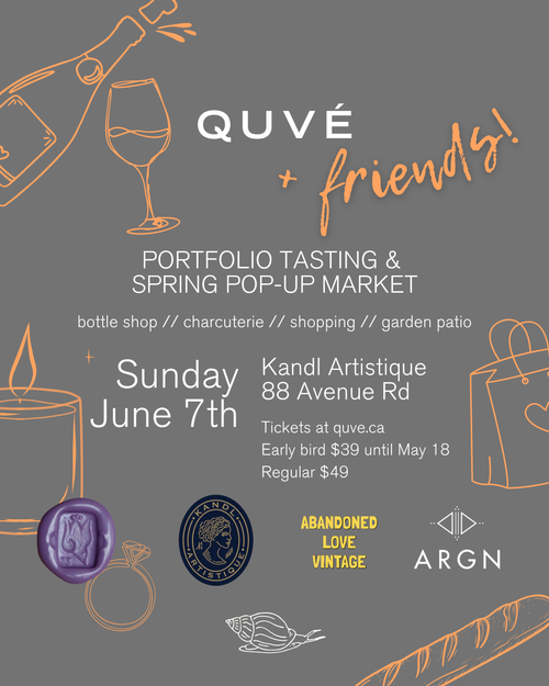 Quvé & Friends - Portfolio tasting & Spring market 2026