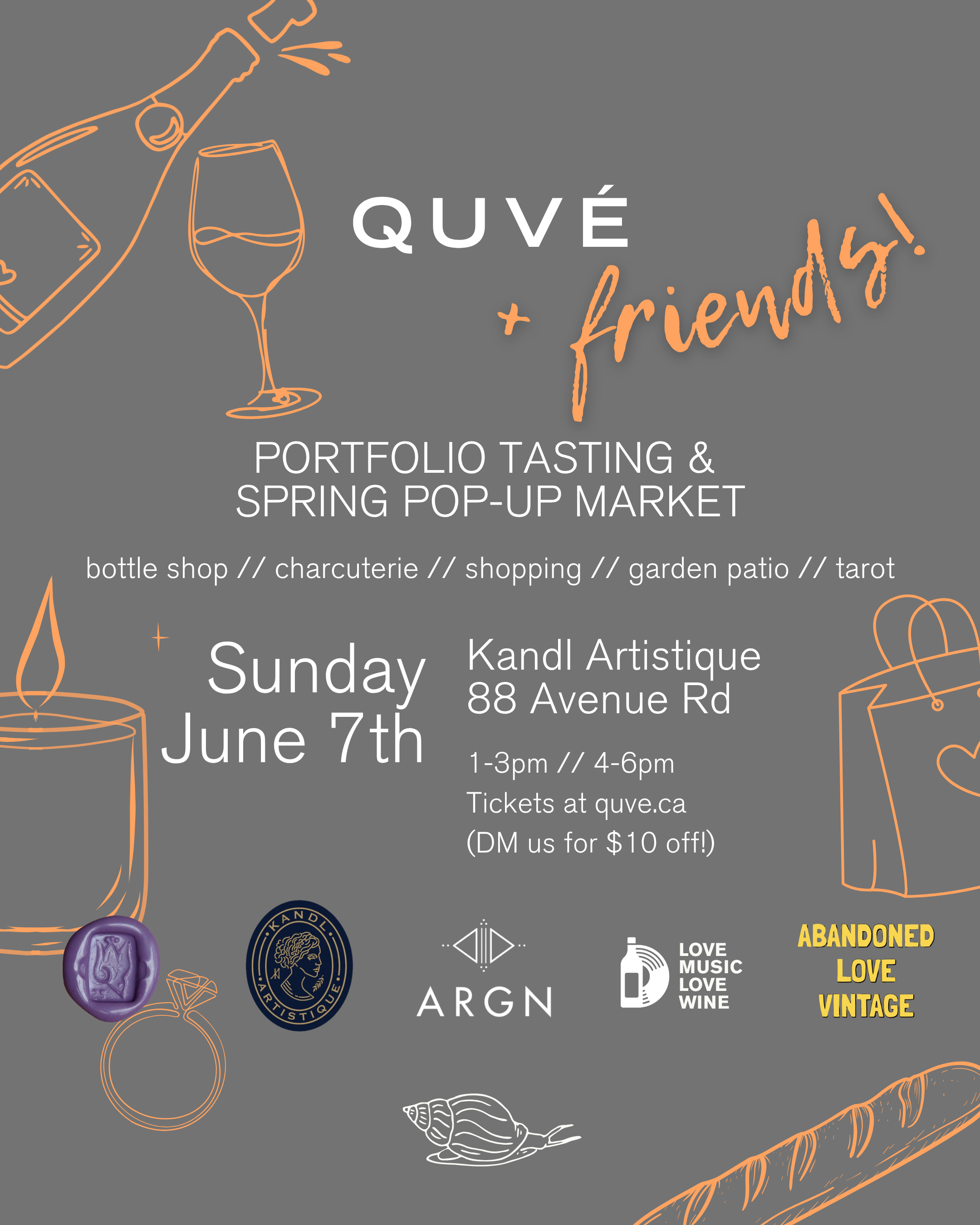 Quvé & Friends - Portfolio tasting & Spring market 2026
